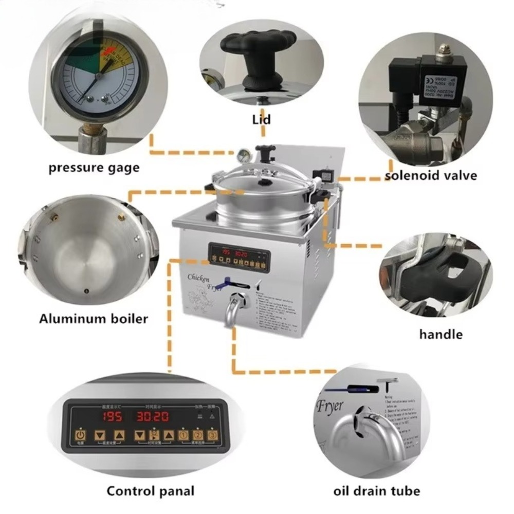 Industrial Continuous Vacuum F - Air Fryer recension och pris