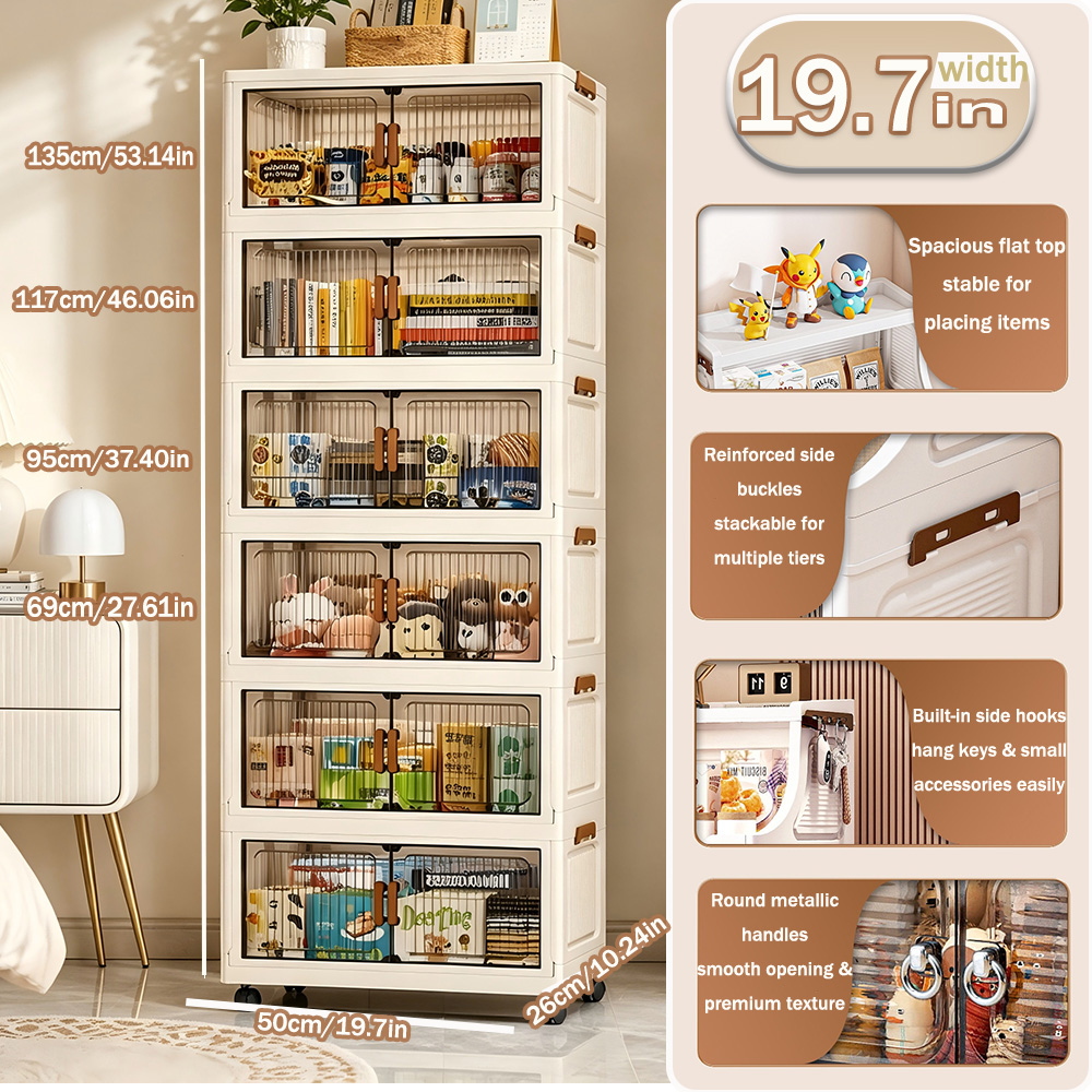 19.7in 3/4/5/6-Tier Foldable S - Kitchen Appliances Cabinet recension och pris